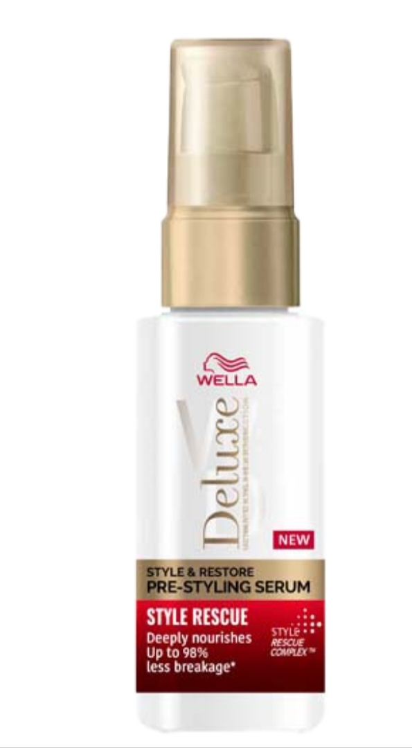 سرم حالت دهنده و ترمیم کننده مو ولا مدل Wella Deluxe Style and Restore Serume حجم 50 میل