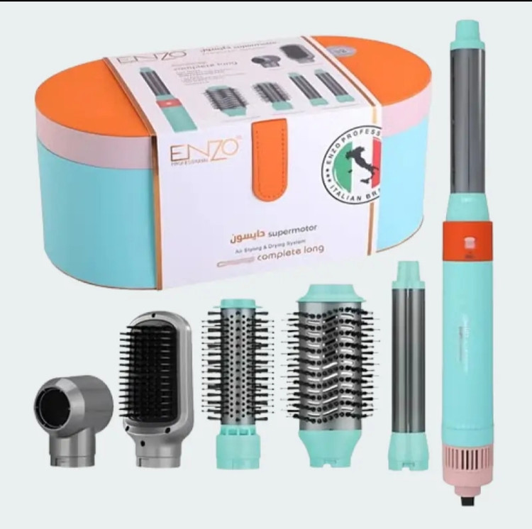 سشوار برس دار انزو پروفشنال EN-4133 | حالتدهنده مو چندکاره Enzo Professional